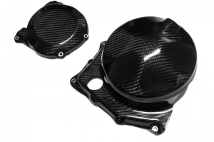 Aprilia RSV4/R RR RF Factory 2009-2020, Tuono V4 2011-2020 - Kryt motoru - Set, CARBON TWILL LESKLÝ