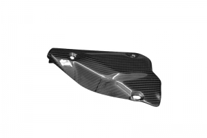 Ducati 848,1098,1198 2008-2011 Kryt výfuku - velký CARBON twill Lesklý