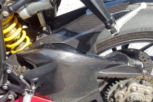  Ducati 1198,1098,848 2008-2011 Zadní blatník verze 2 - CARBON plain Lesklý