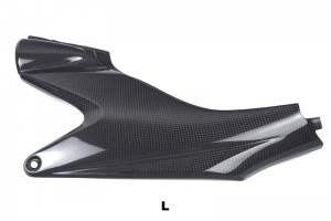 Honda Hornet 600F Kryt pod nádrž - Levý CARBON - plain lesklý