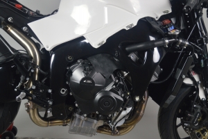 Honda  CBR 600 RR 2007-2020  Kryt rámu P - GFK probarvený černý - ukázka na moto