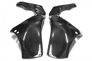 Kryty rámu - Pár  Kawasaki ZX10R Ninja 2011-2015 CARBON twill lesklý