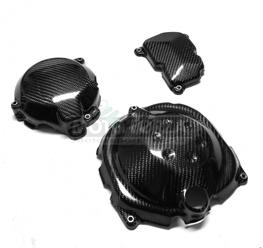 Kawasaki ZZR 1400 (ZX-14/ZX-14R) 2006+ Kryty motoru - Set - CARBON twill lesklý