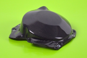 Kryt spojky TECH RACE Kawasaki ZX10R 2011-2016 Carbon - Plain lesklý