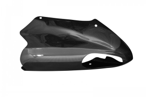 Triumph 675 Street Triple 2007-2012 - Klín pod motor - CARBON TWILL - LESKLÝ