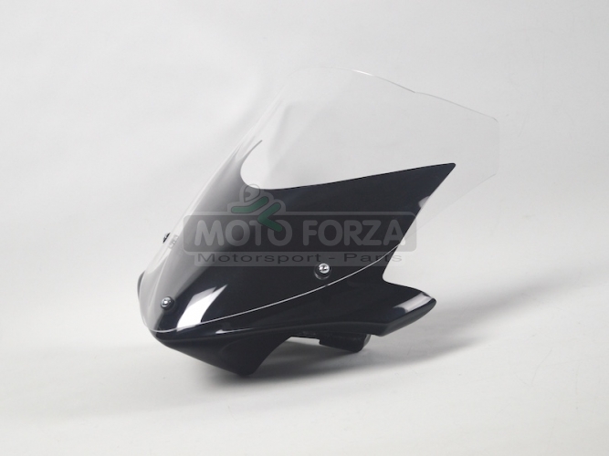 Triumph 675 Street Triple 2013-2016 - Štítek-maska s plexi TOURING -SET + výběr barvy plexi z 5 variant- čiré plexi