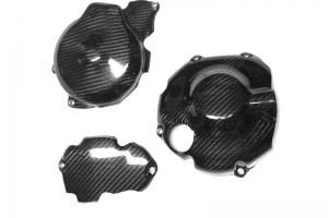 Yamaha YZF R-6 - 2006-2016 - Kryt motoru - set - CARBON twill lesklý